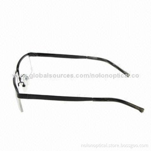 Semi-rimless Titanium Eyeglasses for Men, OEM/ODM Orders Welcomed